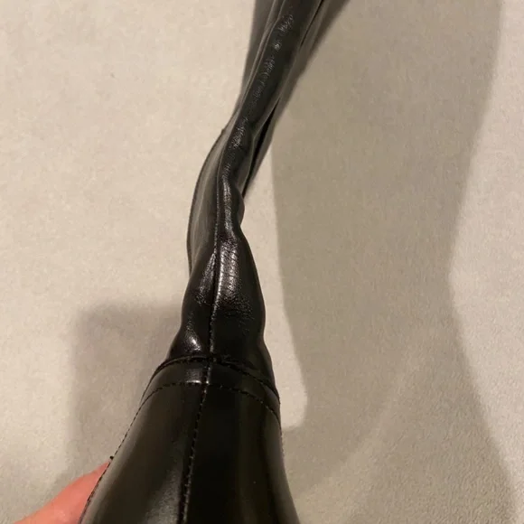 Liz Claiborne Black Knee-High Boots, Size 9, 3” Heel - Picture 6 of 10